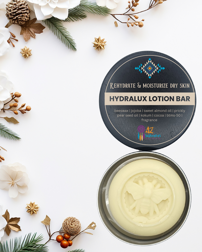 Handmade ultra moisturizing lotion bar for chapped winter hands